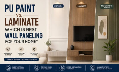 PU paint vs laminate wall paneling guide