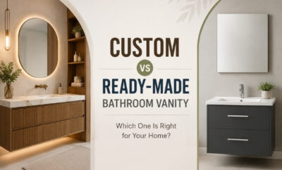 Custom vs ready-made bathroom vanities